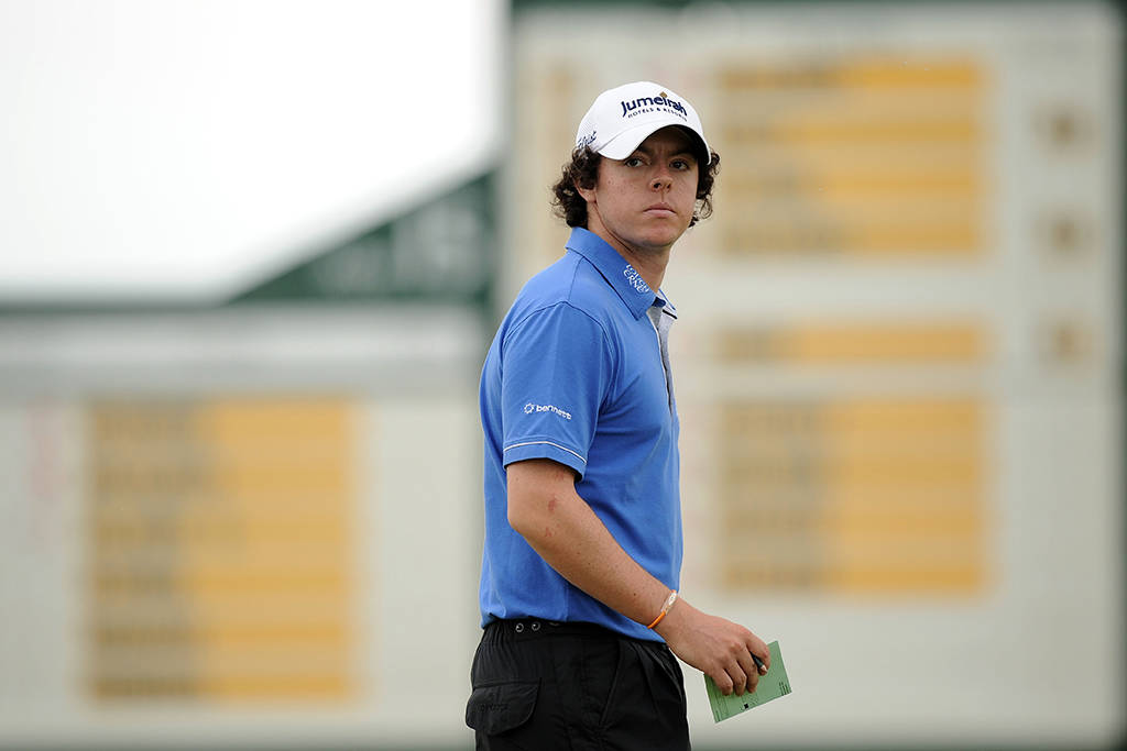 Rory McIlroy on his way to a 63 at St Andrews in 2010